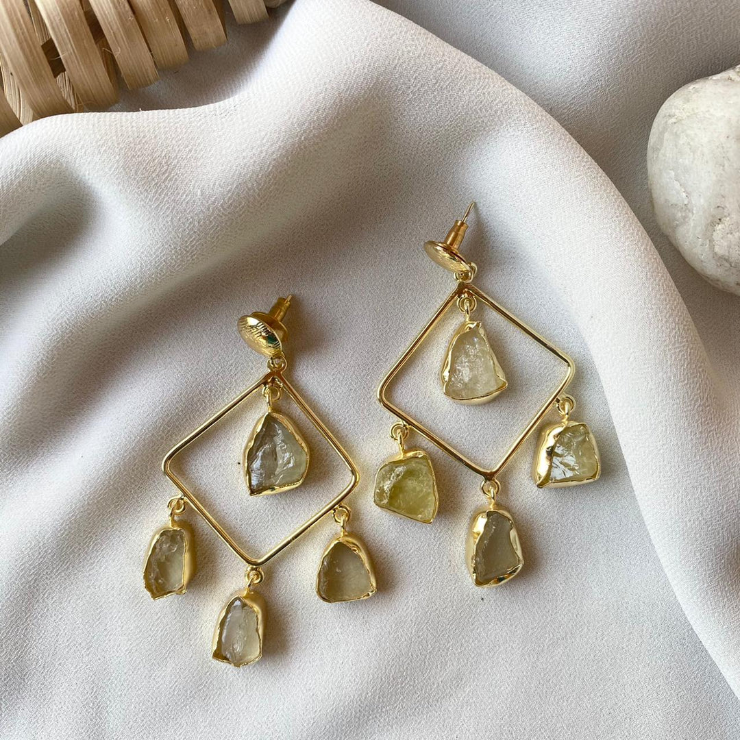 Raw Stone Adabel Tulip Earring (Colour Options)