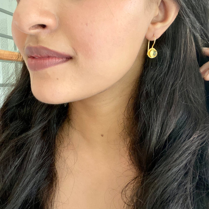 Mini Glossy Mirar Earring (Colour Option)