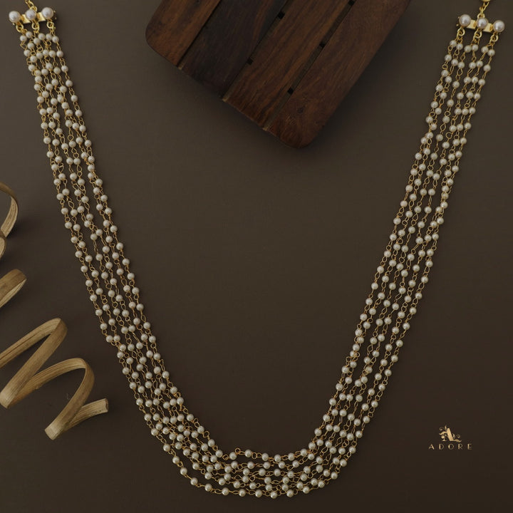 Carly Pearl 6 Layer Neckpiece
