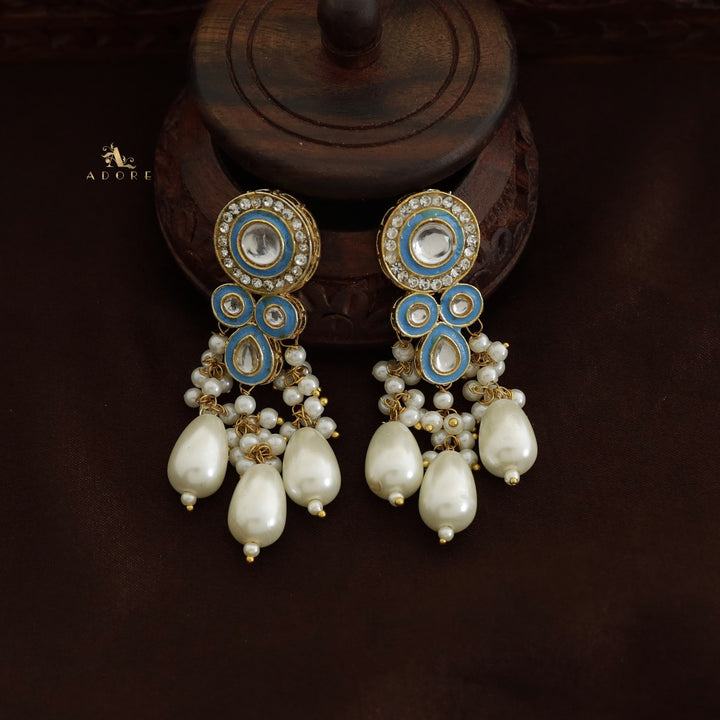 Parinaaz Kundan Neckpiece With Earring