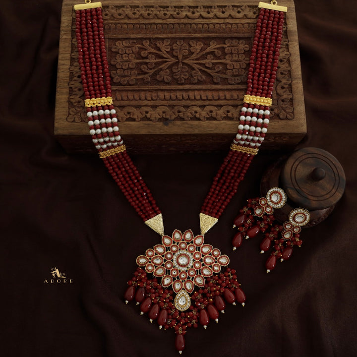 Parinaaz Kundan Neckpiece With Earring
