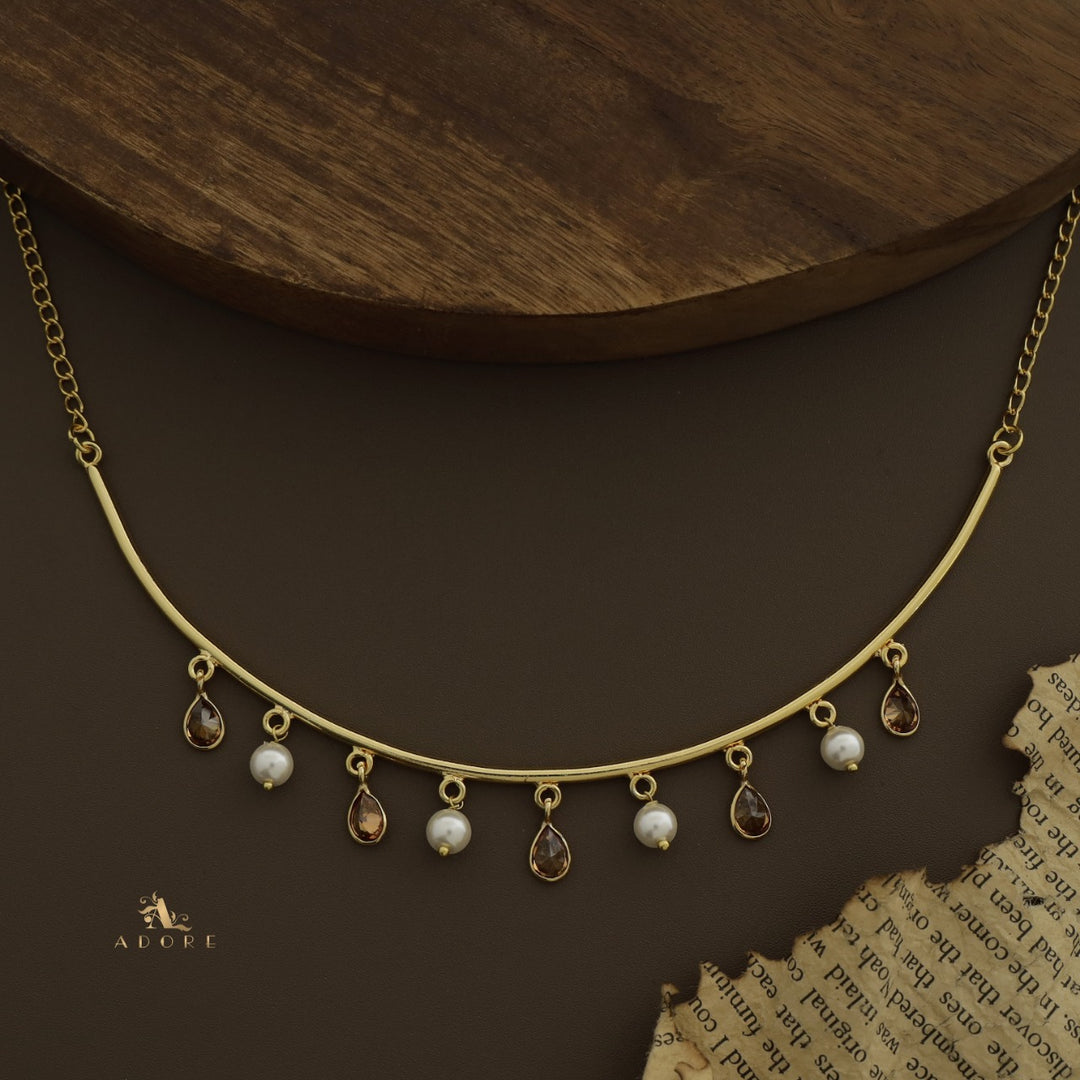 Drop Of Spring Pearl Neckpiece / Neck Cuff
