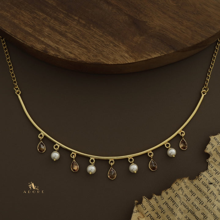 Drop Of Spring Pearl Neckpiece / Neck Cuff
