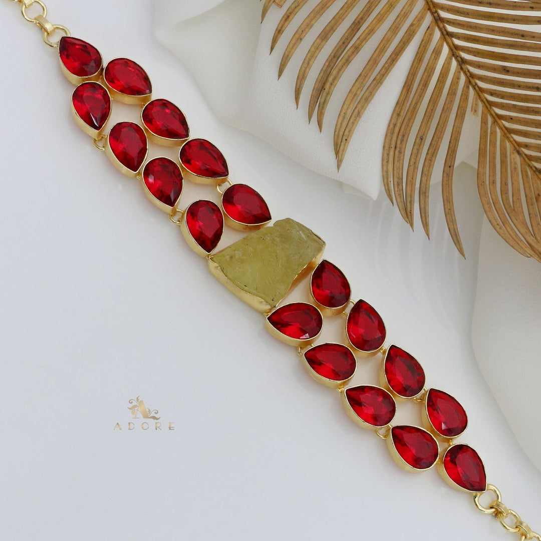 Renzo Reddo Lemon Quartz Choker