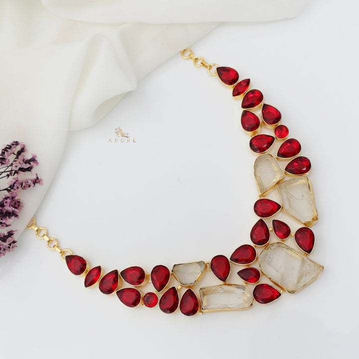 Tanisa Rose Quartz Neckpiece