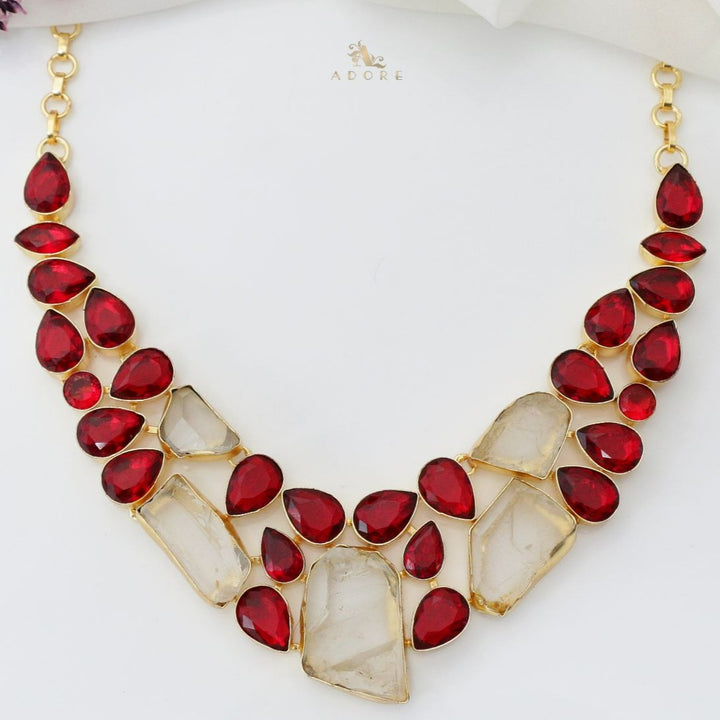 Tanisa Rose Quartz Neckpiece