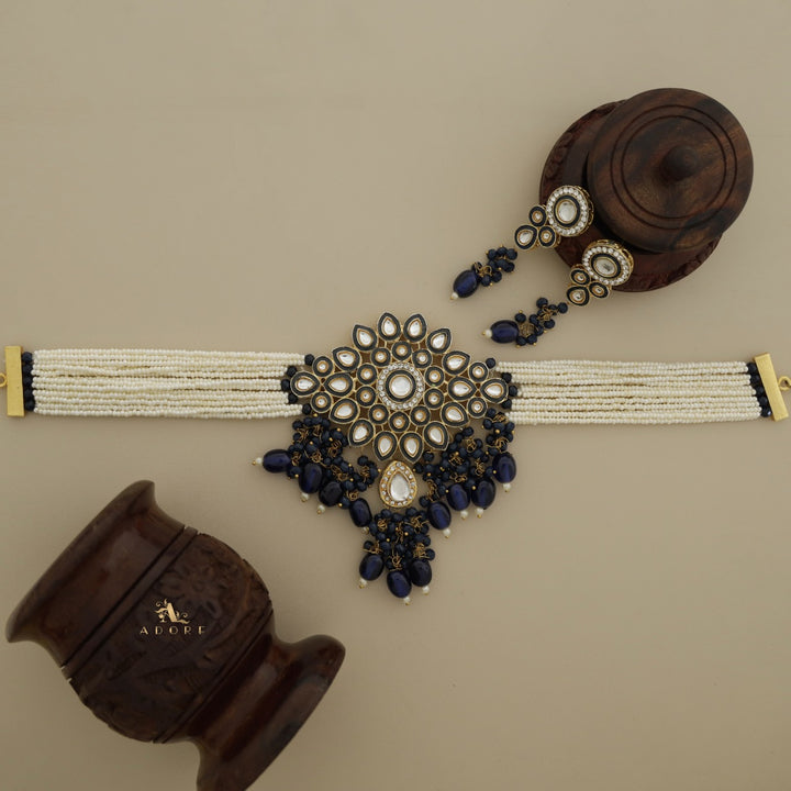 Dhamayika Kundan Choker With Earring