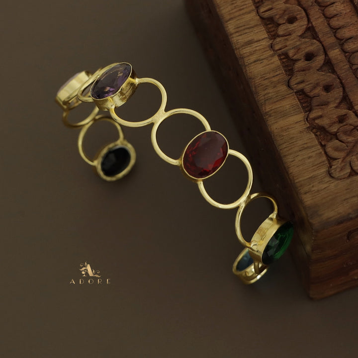 Multicolour Emmeline 6 Stone Bracelet (Colour Option)