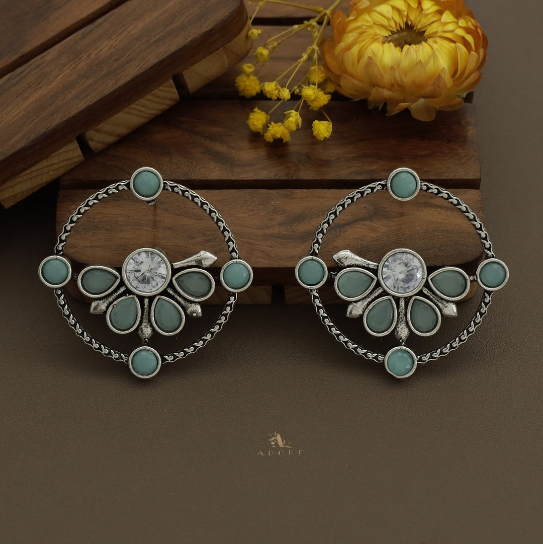 Glossy Syra Circle Earring