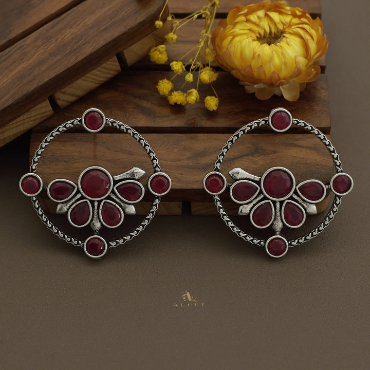 Glossy Syra Circle Earring