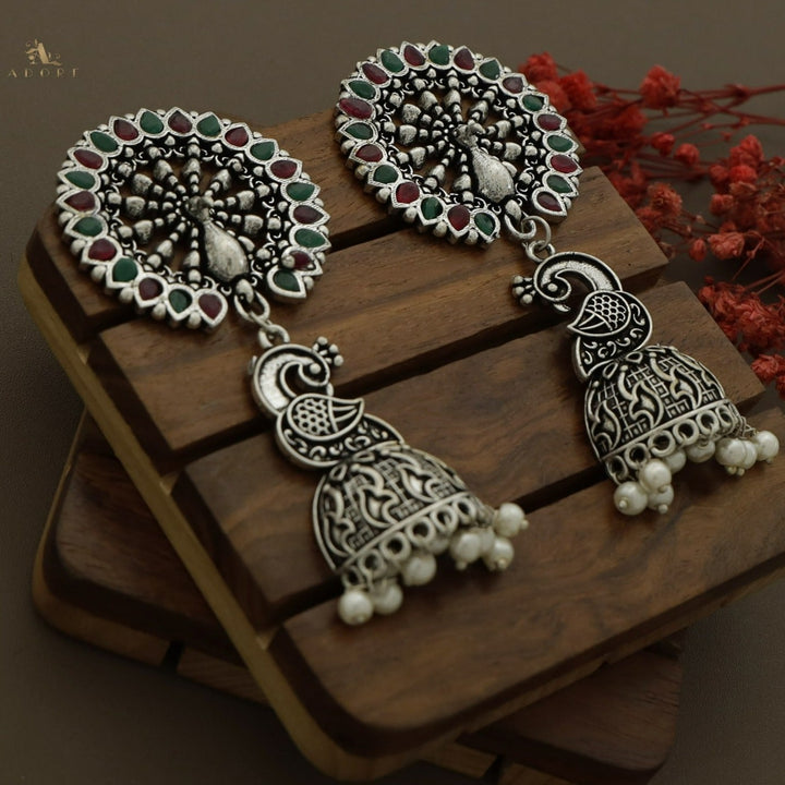 Nishitha Peacock Jhumka