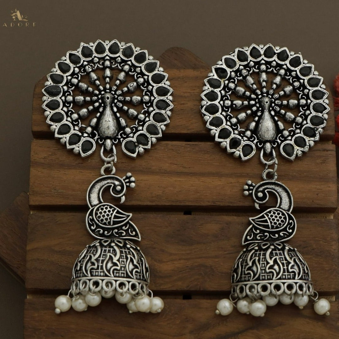 Nishitha Peacock Jhumka