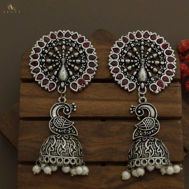 Nishitha Peacock Jhumka