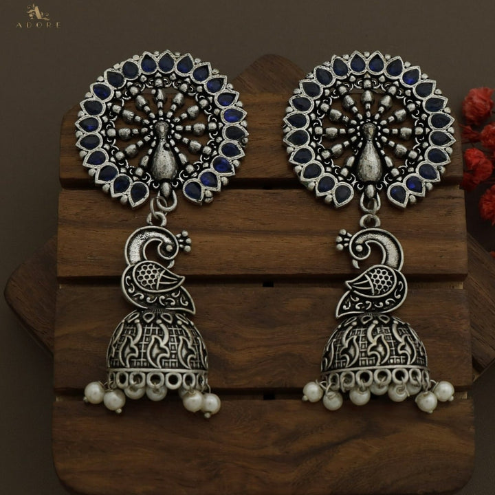 Nishitha Peacock Jhumka