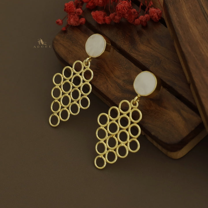 Brixa MOP Honey Comb Earring