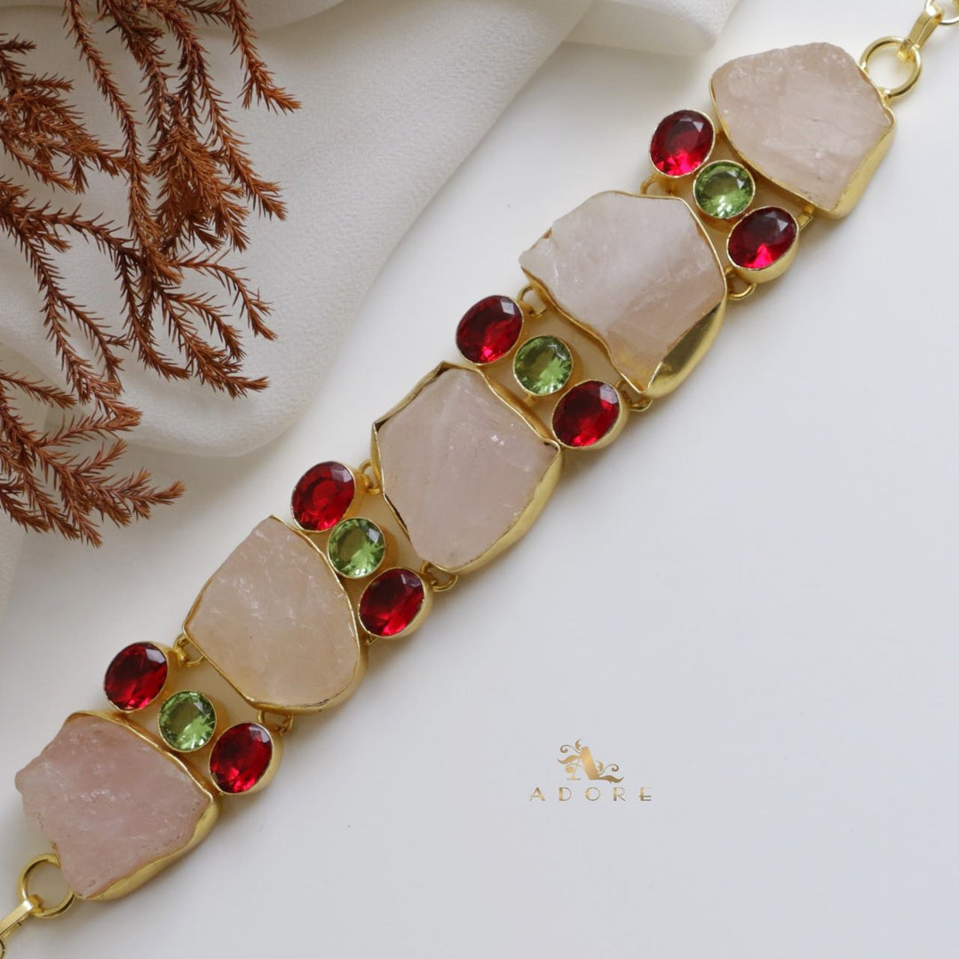 Jerriya Rose Quartz Choker
