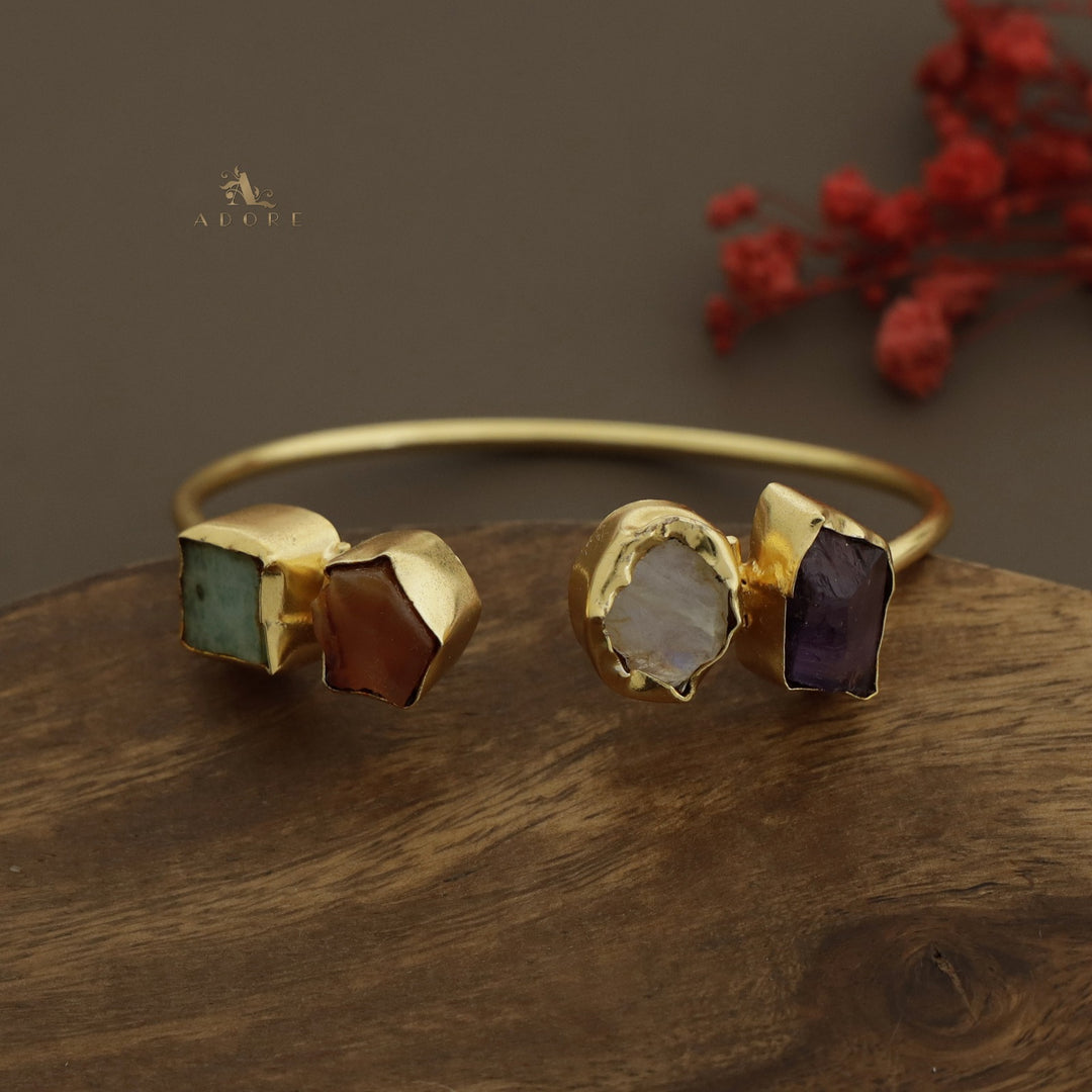 Sindhoora 4 Raw Stone Bracelet
