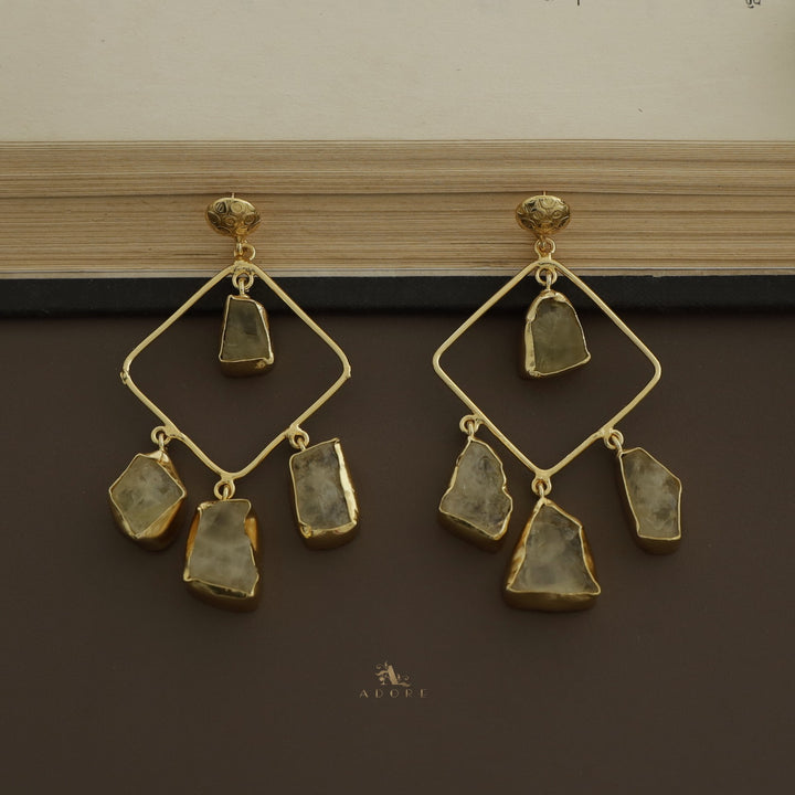 Raw Stone Adabel Tulip Earring (Colour Options)