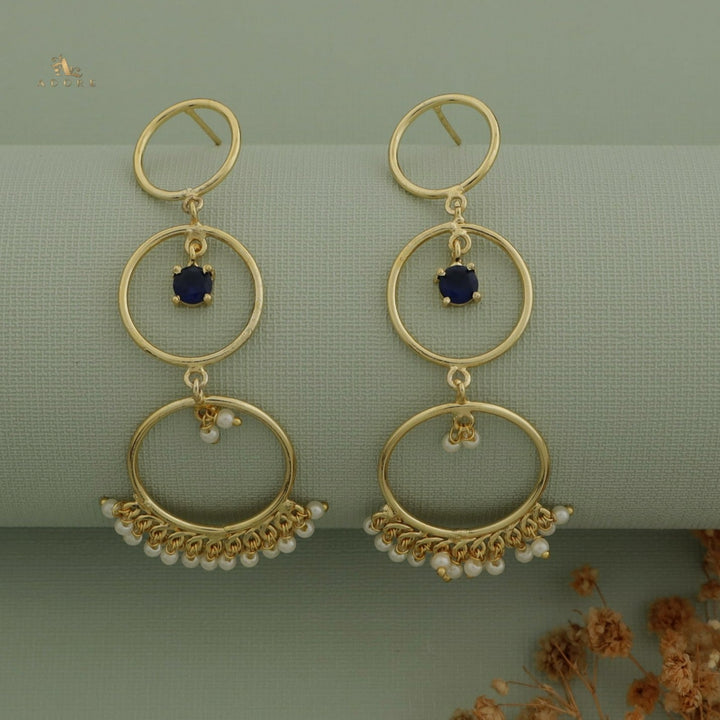 Kemia 3 Circle Glossy Pearl Earring