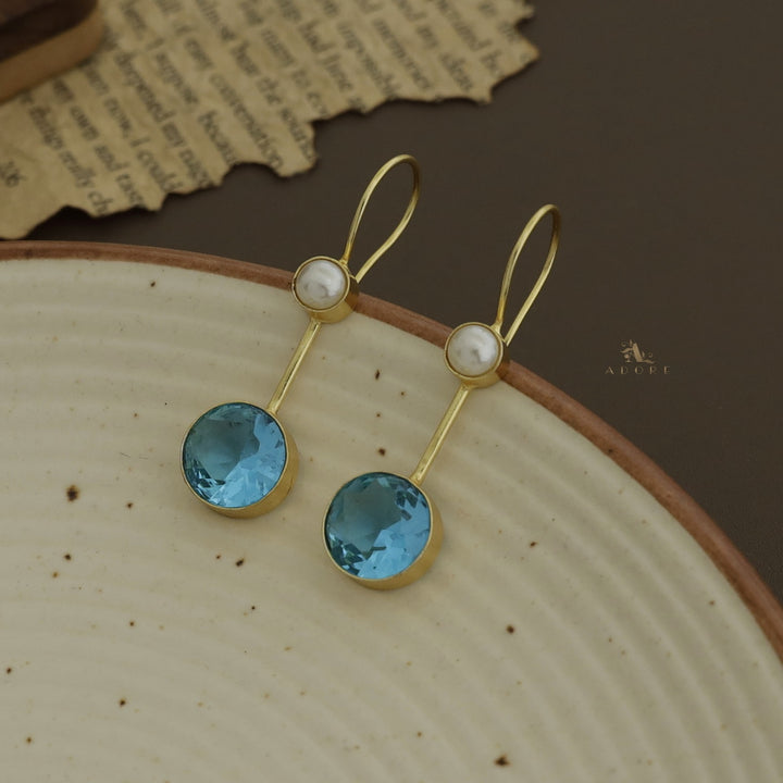 Bhaumi Round Glossy Pearl Drop