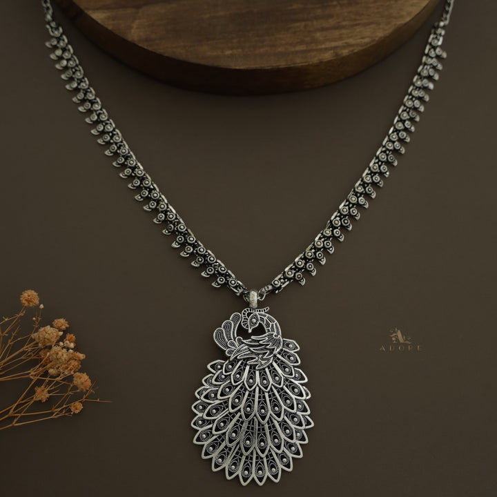 Mayoora Oxidized Neckpiece