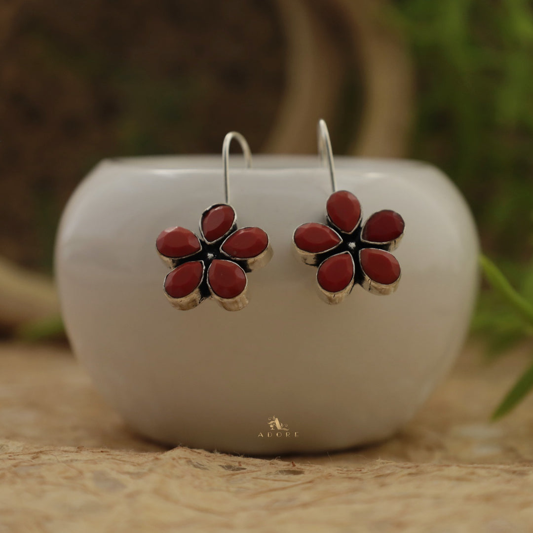 Pillan Flower Drop Earring