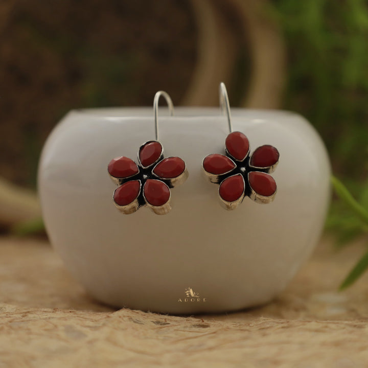 Pillan Flower Drop Earring