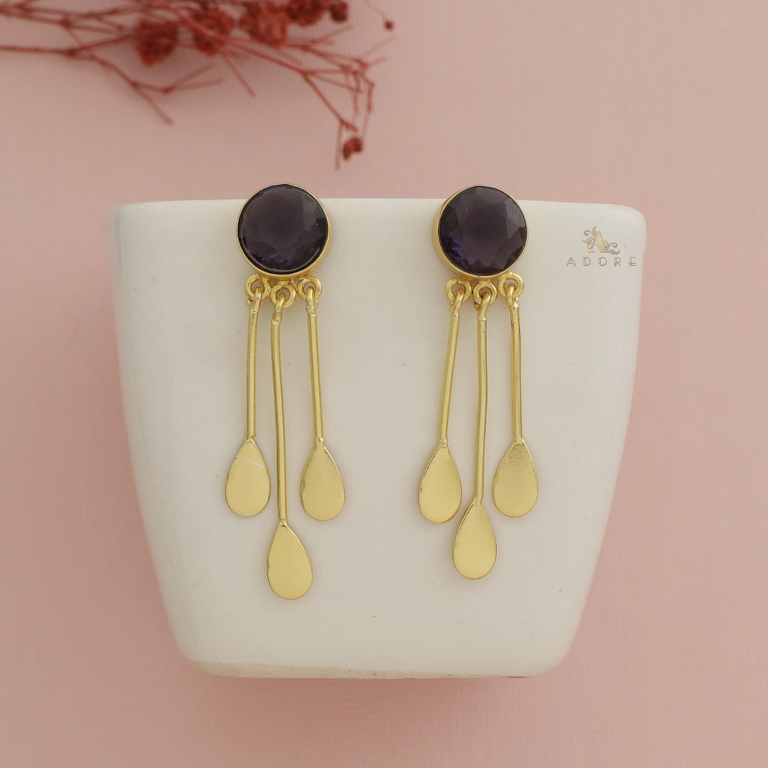 Shonika 3 Pendulum Earring