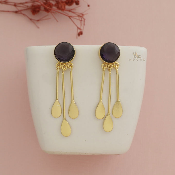 Shonika 3 Pendulum Earring