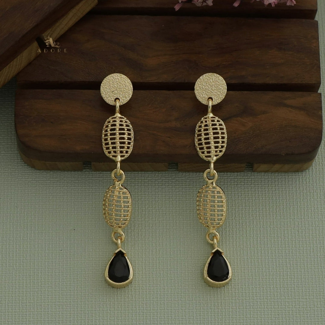 Colonnade Dual Oval Glossy Drop Earring