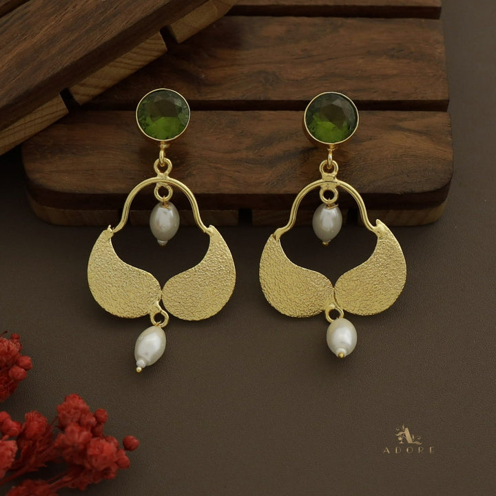 Aanshi Round Glossy Pearl Earring