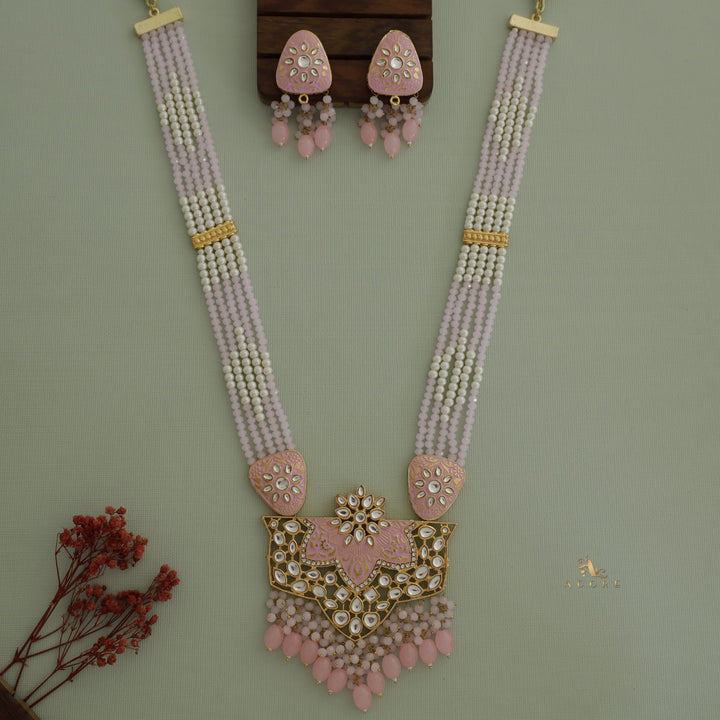 Shivangi Onyx  Kundan Neckpiece With Earring