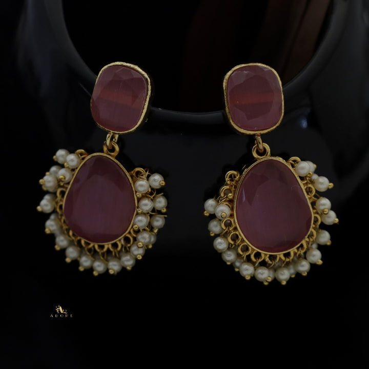 Meara Glossy Cluster Pearl Earring