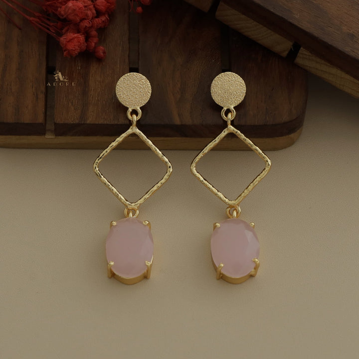 Xia Textured Glossy Oval Earring