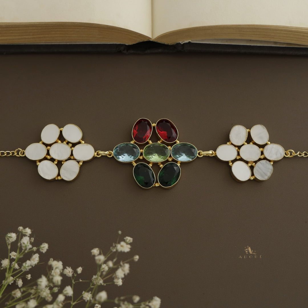 Ruhin Glossy MOP Choker