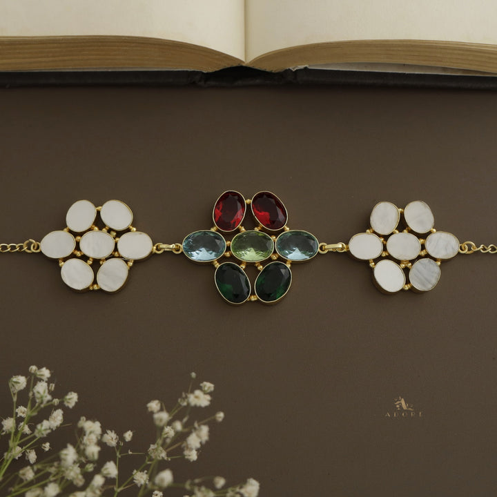 Ruhin Glossy MOP Choker