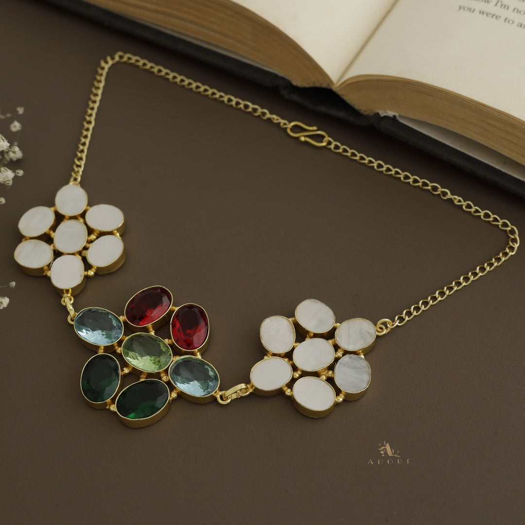 Ruhin Glossy MOP Choker