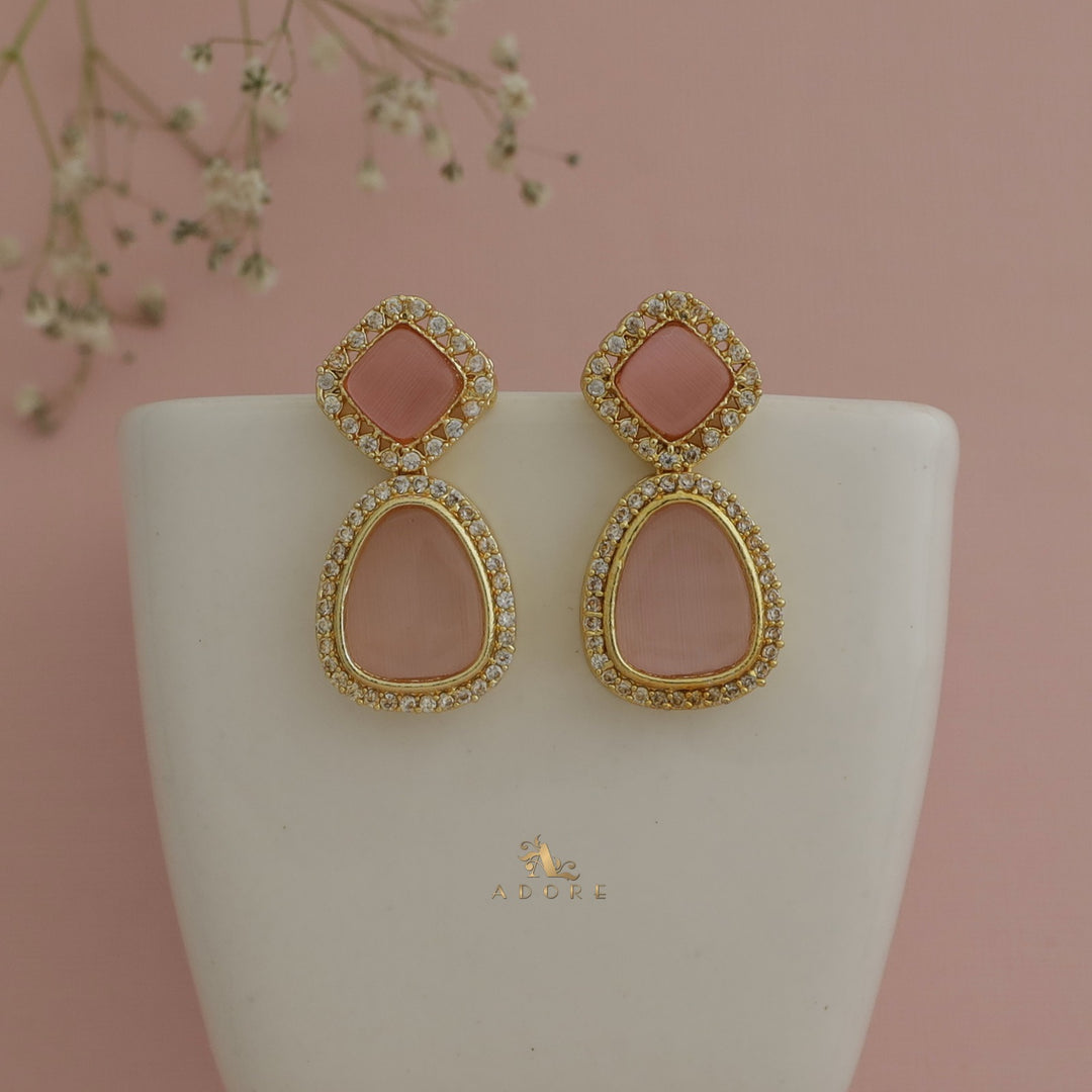 Golden Ednova Glossy Earring