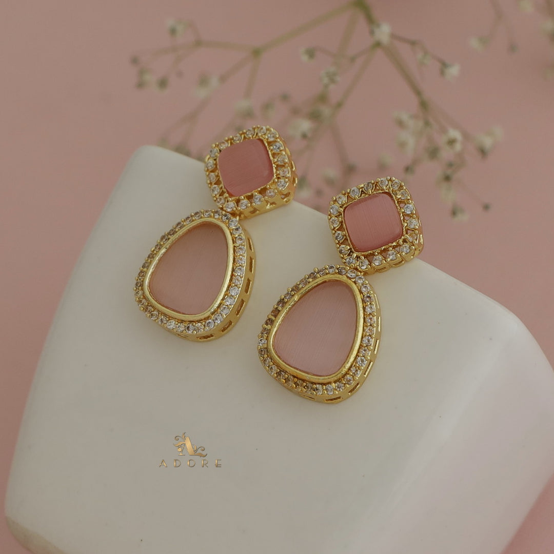 Golden Ednova Glossy Earring
