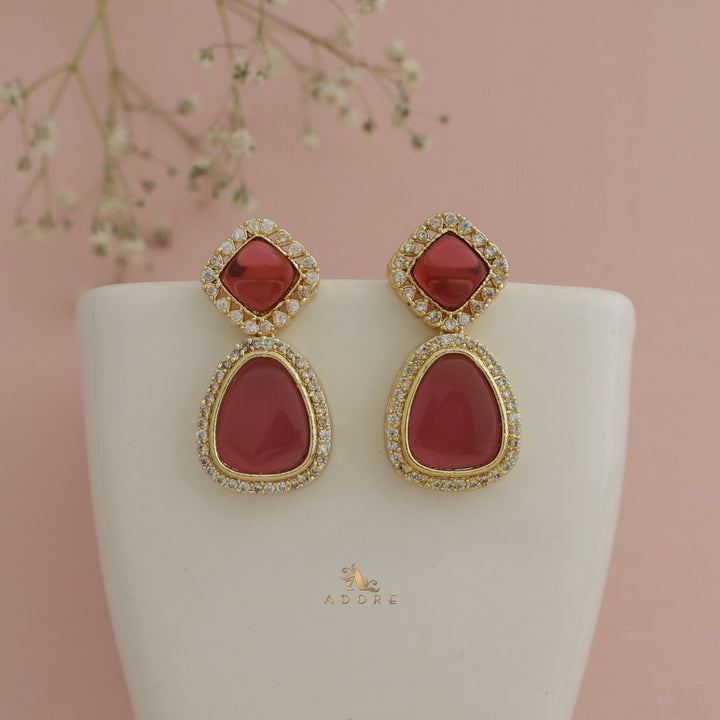 Golden Ednova Glossy Earring