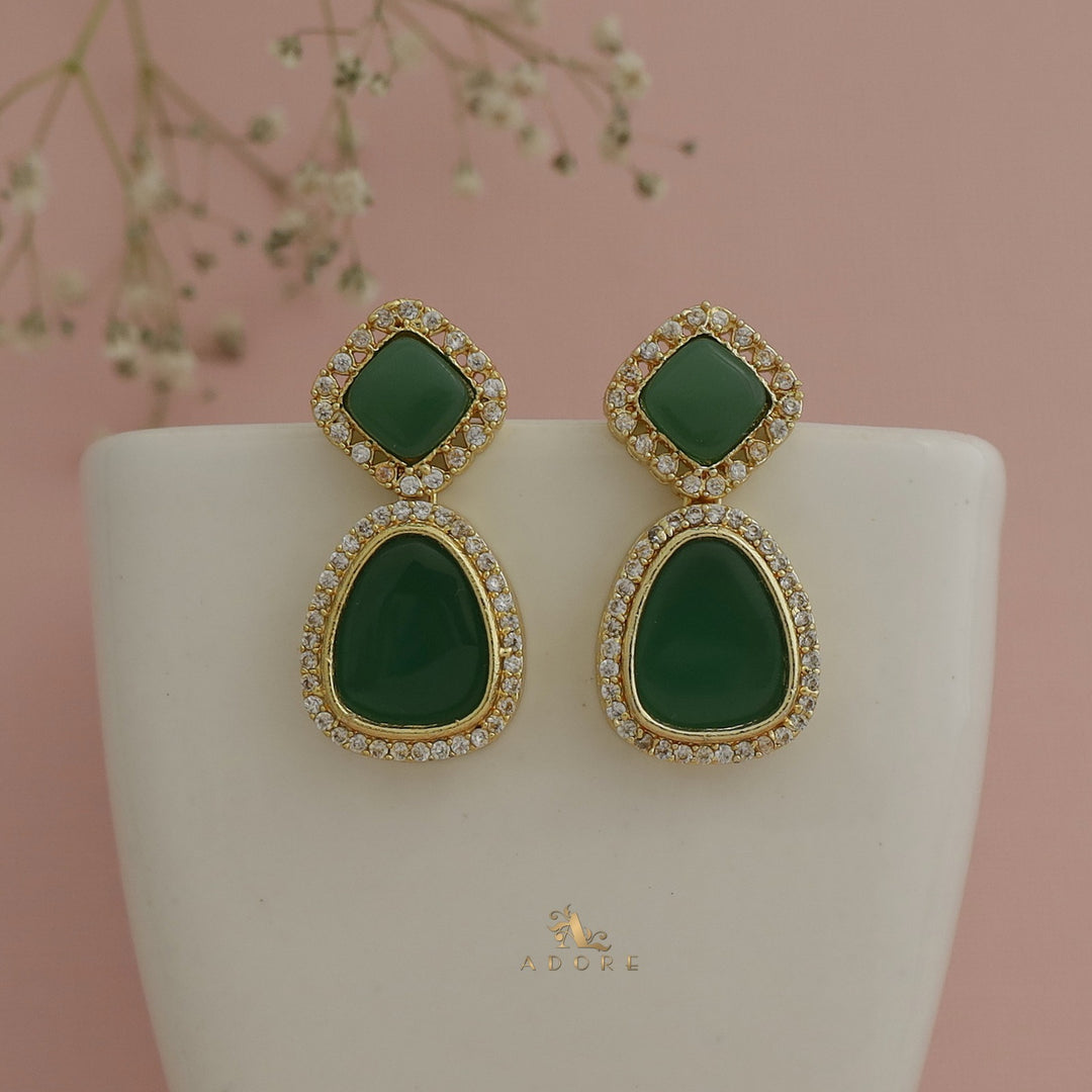 Golden Ednova Glossy Earring