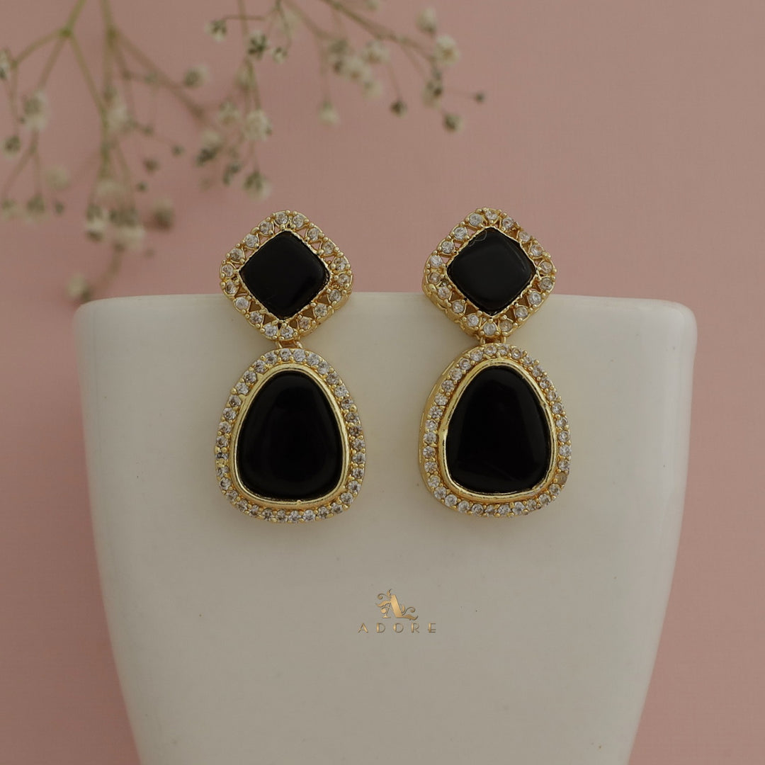 Golden Ednova Glossy Earring
