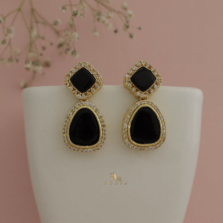 Golden Ednova Glossy Earring
