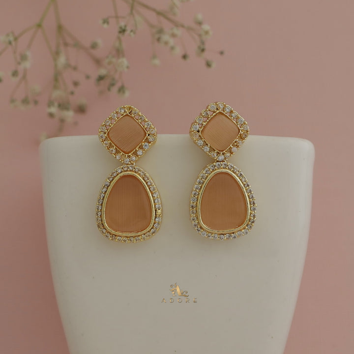 Golden Ednova Glossy Earring