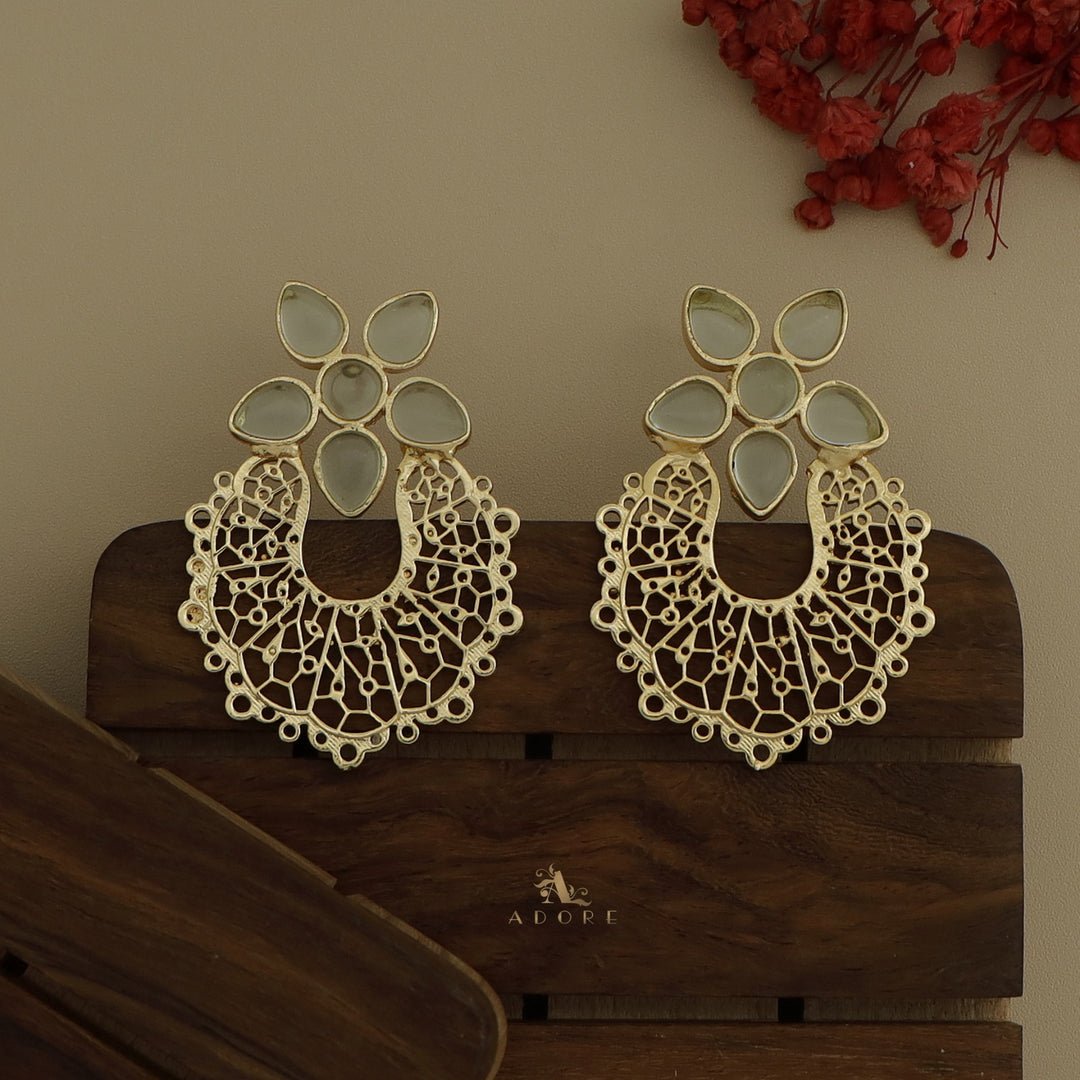 Floral Angel Wings Earring (Colour Option)