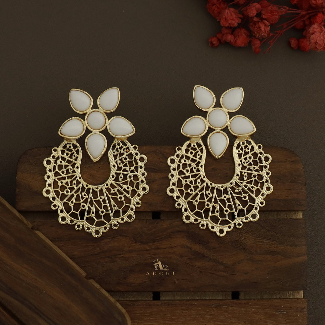 Floral Angel Wings Earring (Colour Option)