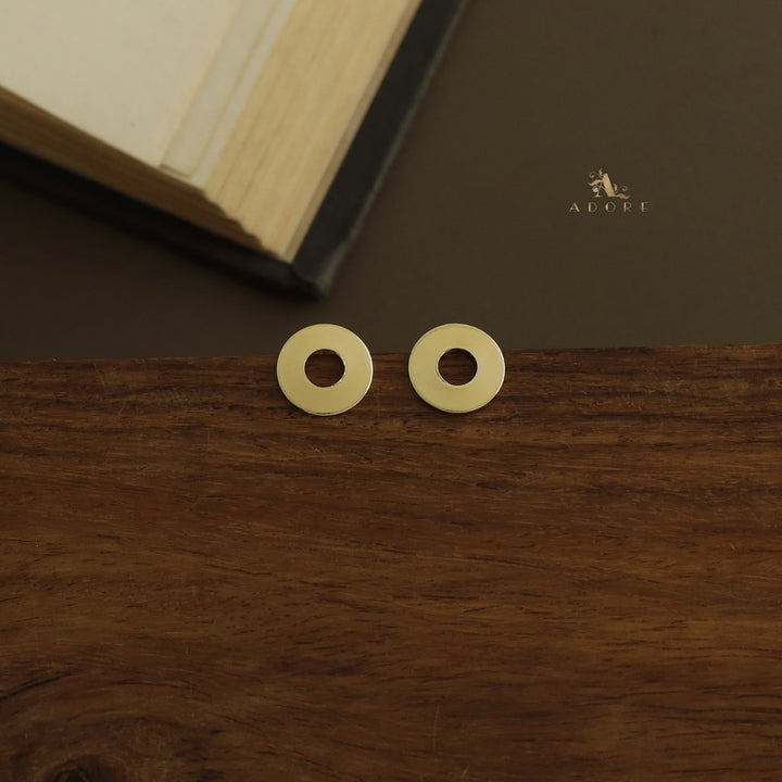 Golden Mini Polo Earring