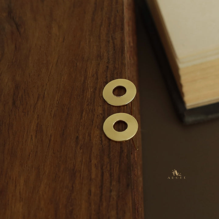 Golden Mini Polo Earring