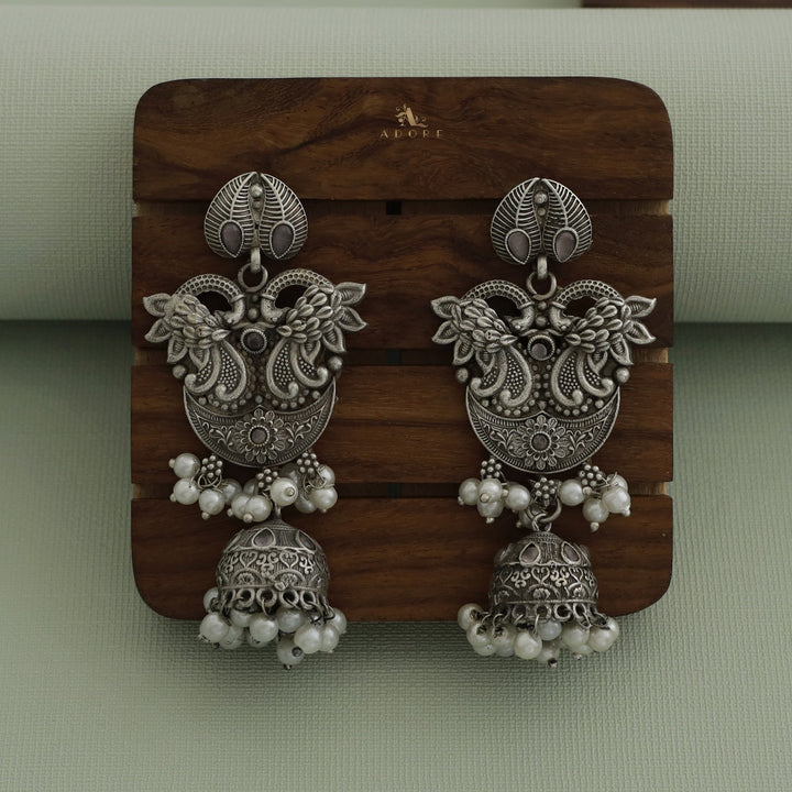 Navika Ganesha Antique Neckpiece With Earring