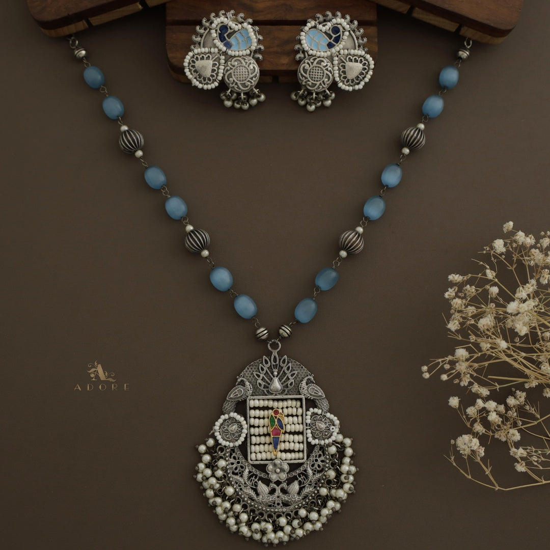 Velma Antique Neckpiece With Earring